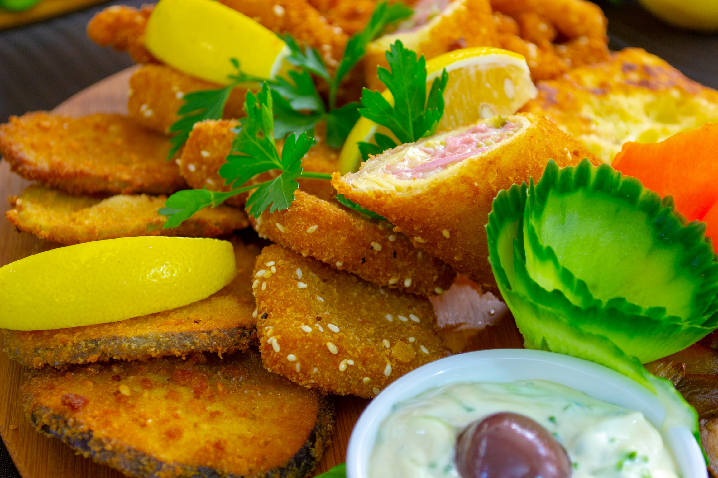 Breaded Board in Hotel Kristal Palas Restaurant